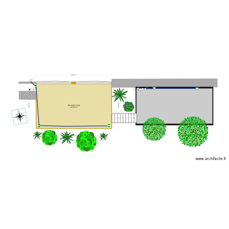 Terrasse Rémalard. Plan de 0 pièce et 0 m2