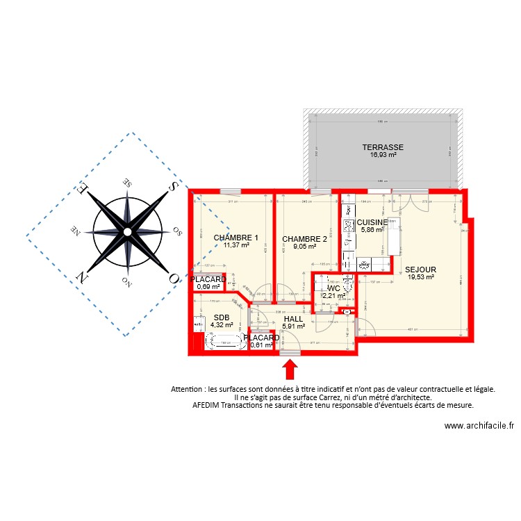 BI 6932. Plan de 0 pièce et 0 m2