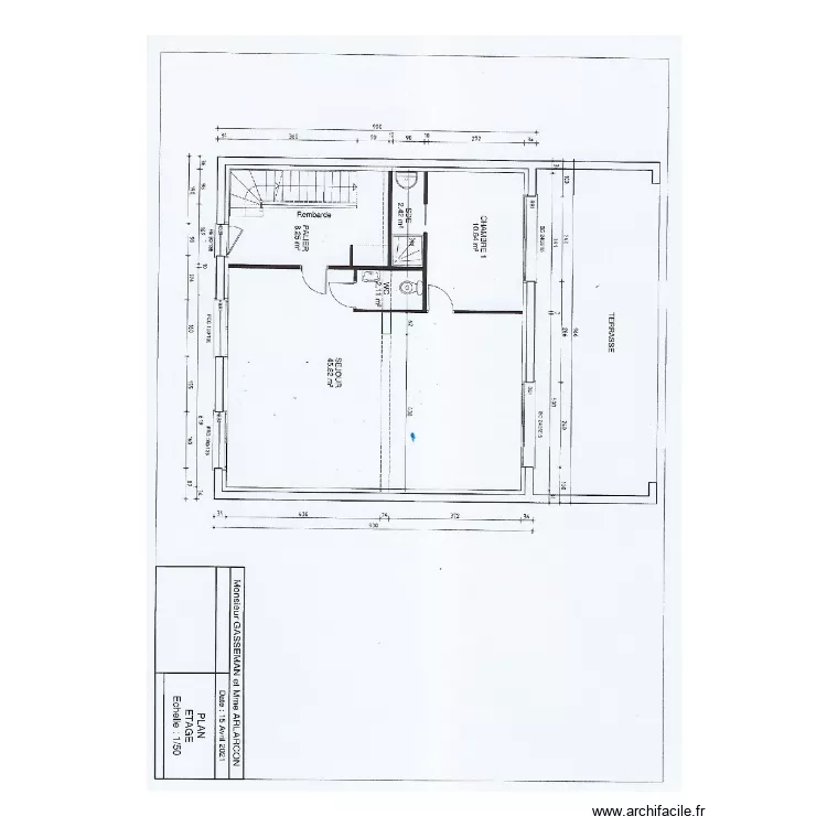 Gasseman etage1. Plan de 