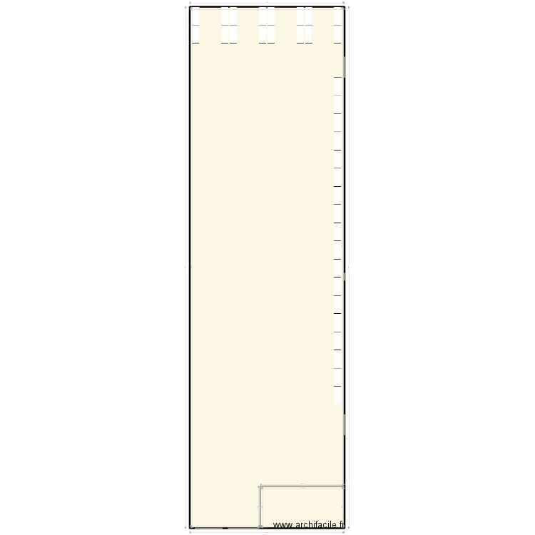 Schelfhout paletier. Plan de 2 pièces et 1774 m2