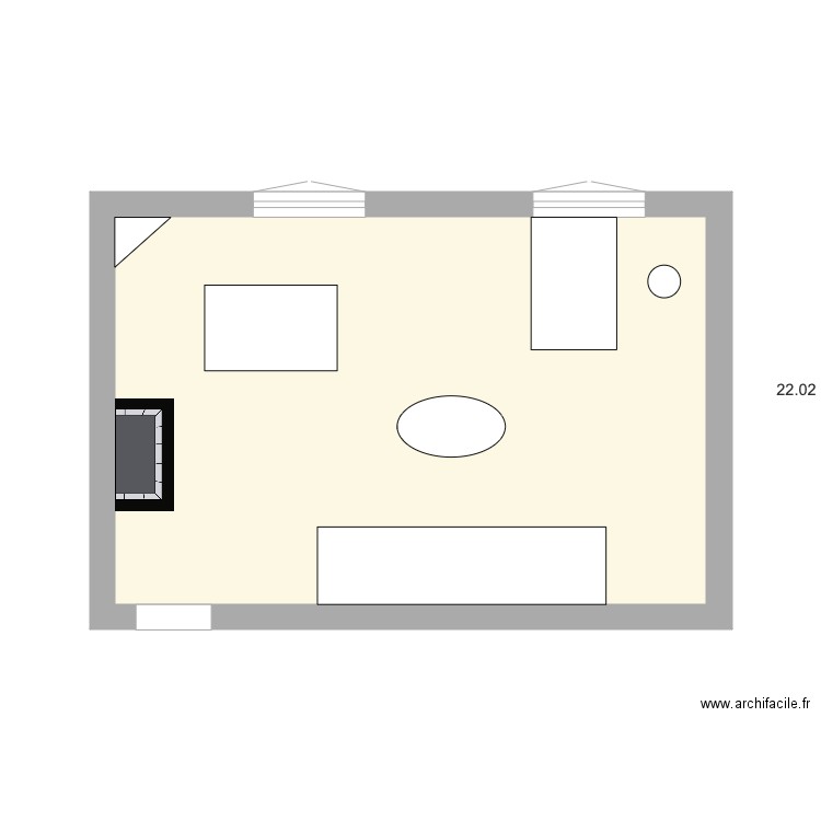 Salon. Plan de 0 pièce et 0 m2