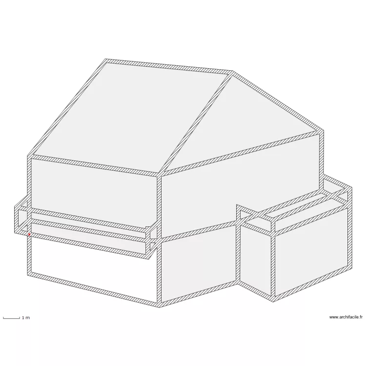 Maison. Plan de 