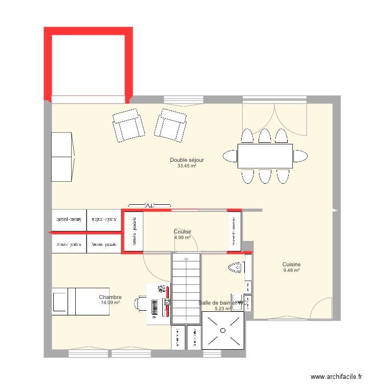 mamepapereel. Plan de 0 pièce et 0 m2