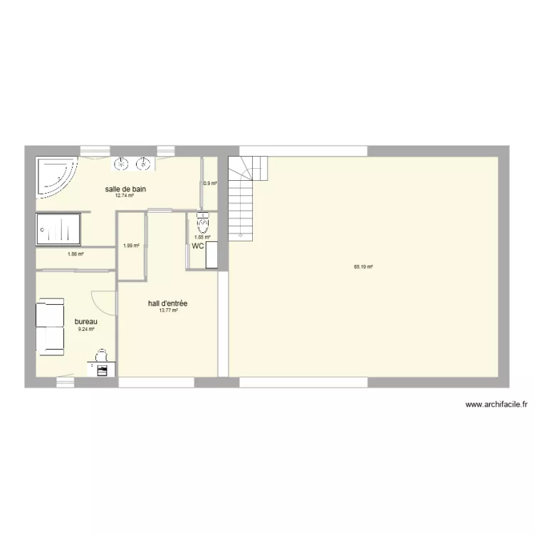 3&egrave;me &eacute;bauche. Plan de 