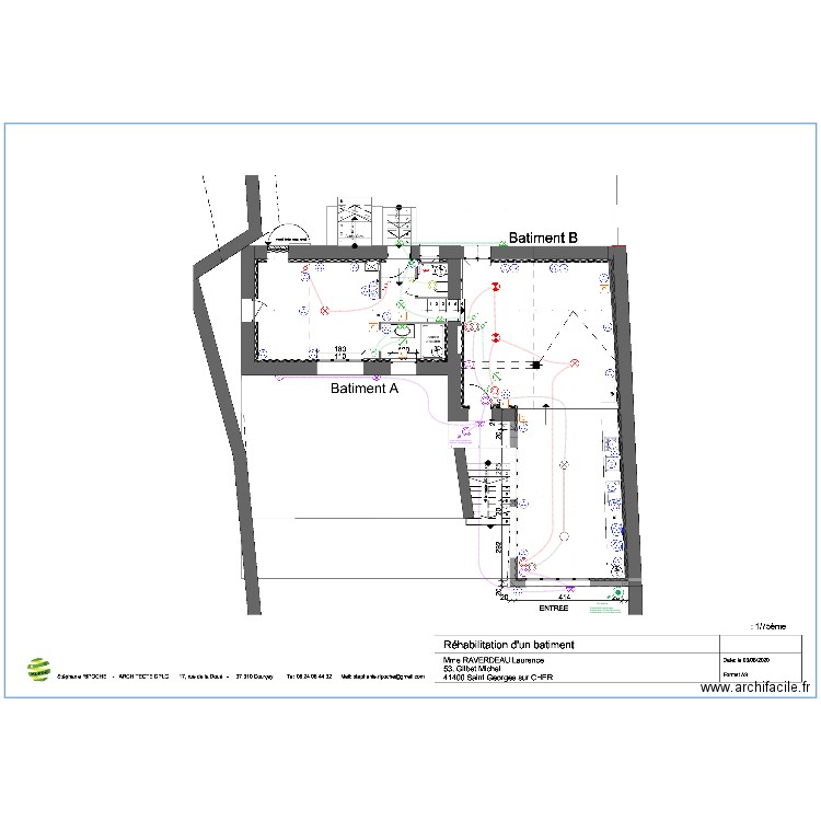 Électricité Raverdeau. Plan de 0 pièce et 0 m2