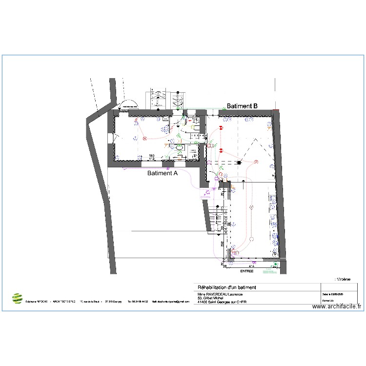 Électricité Raverdeau. Plan de 0 pièce et 0 m2