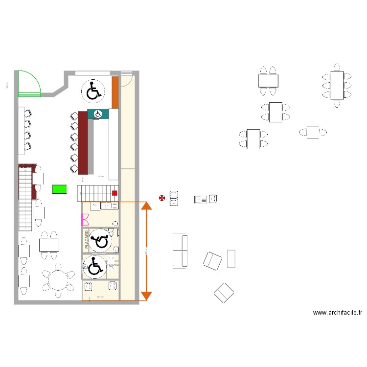 plan V4 Triphasé LOCAL PLONGE v3. Plan de 0 pièce et 0 m2