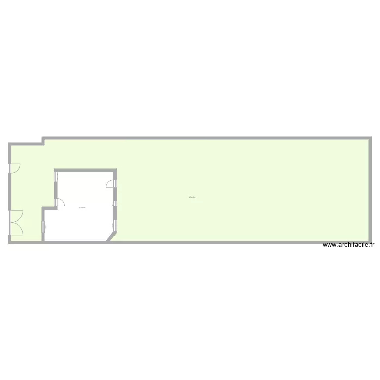 ROBERT MONTCHAT TERRAIN . Plan de 