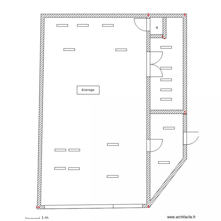 eclairage. Plan de eclairage. Plan de