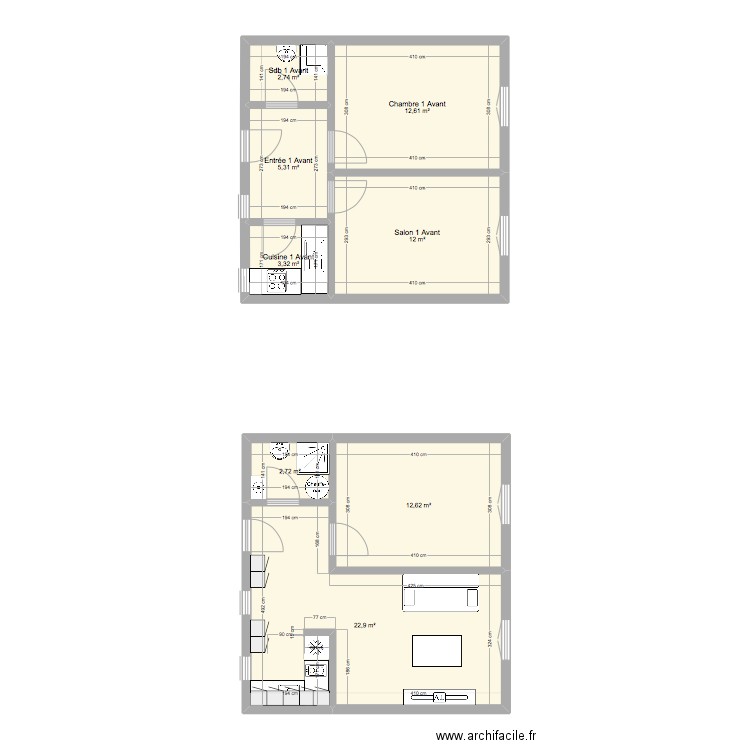 17eme. Plan de 0 pièce et 0 m2