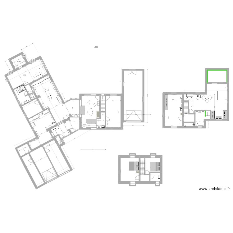 Cysoing Ext2. Plan de 20 pièces et 342 m2