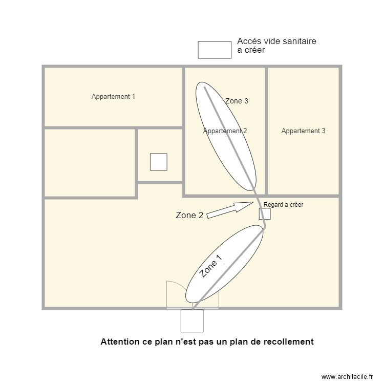 Copro George Brassens . Plan de 0 pièce et 0 m2