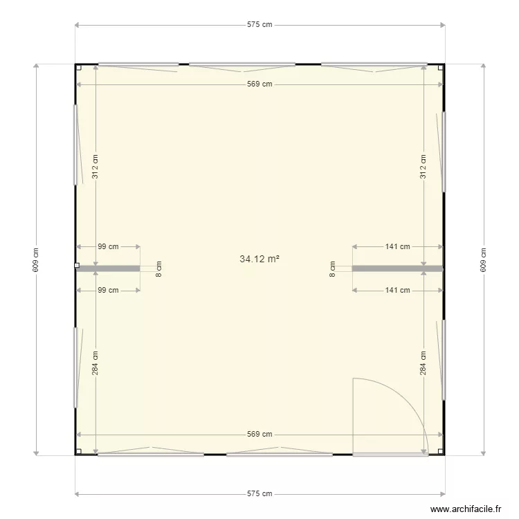 atelier anais. Plan de 