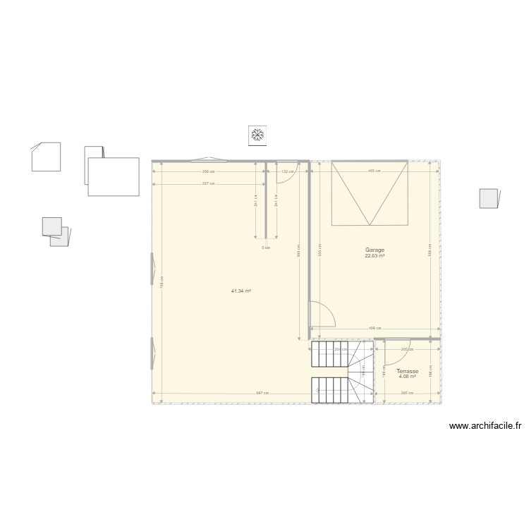 BLAZY  PROJET manu 1. Plan de 0 pièce et 0 m2