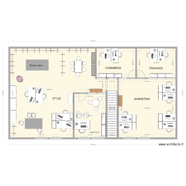 1&P JALDAY ARSENE 2023. Plan de 6 pièces et 161 m2