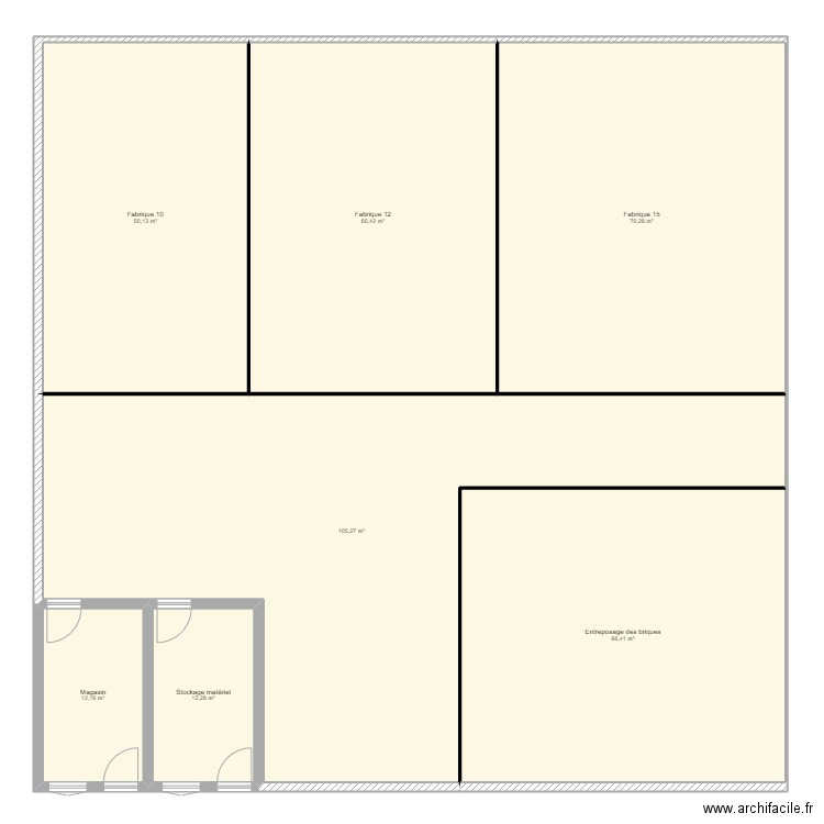 Plan Briquetterie Yapo. Plan de 0 pièce et 0 m2