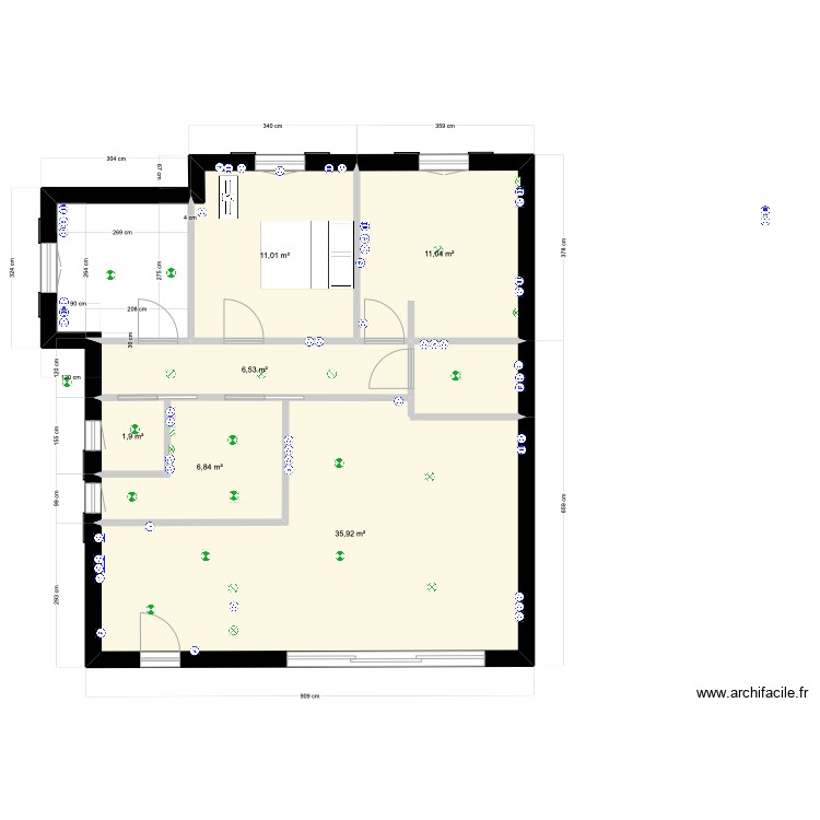 MAISON OK Plan 6 Pi ces 73 M2 Dessin Par Sylcamina