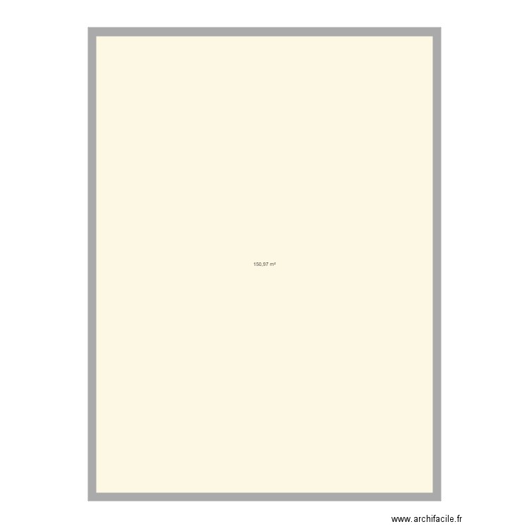 Plan avant transformation 1. Plan de 0 pièce et 0 m2