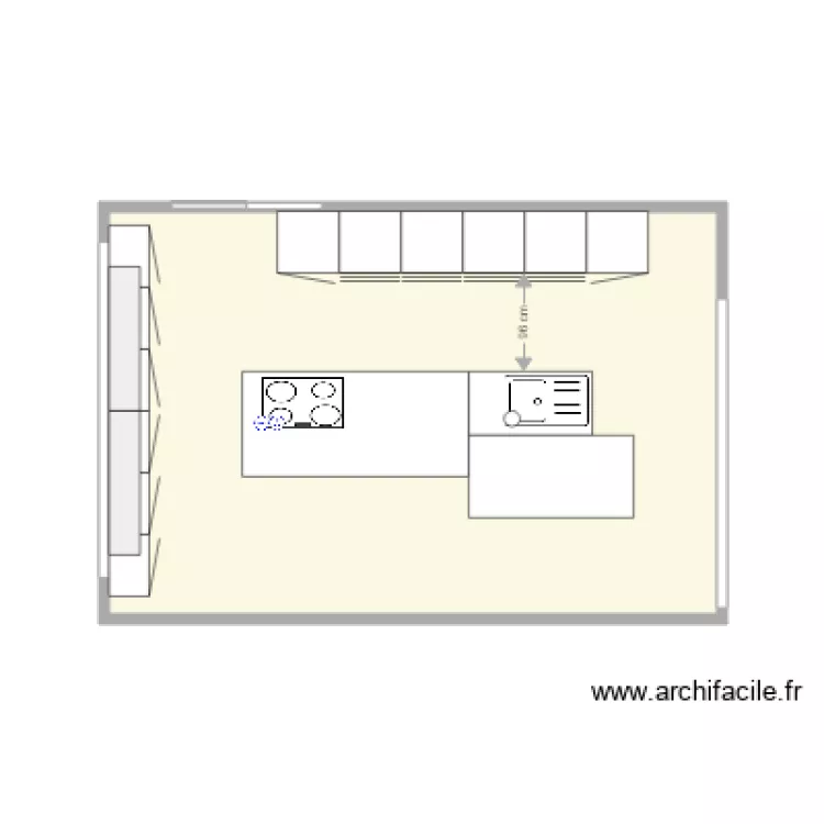 Plan de la cuisine. Plan de 