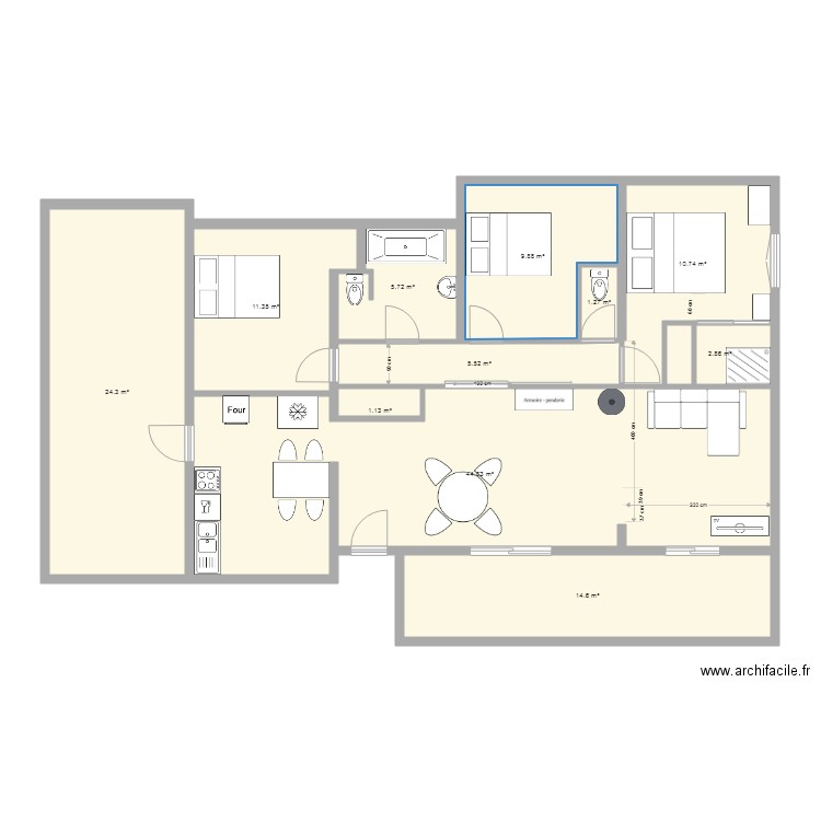 sp3c sabryna 0610. Plan de 0 pièce et 0 m2