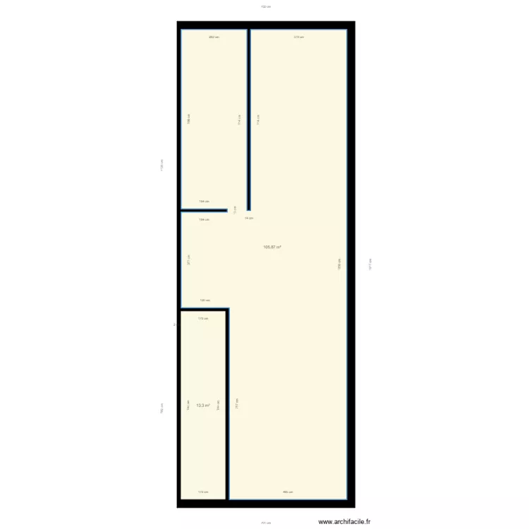 brassine RDC. Plan de 