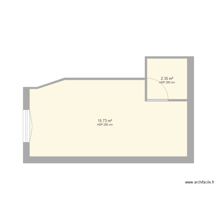 Studio RDC bas droite 10 Chapelon. Plan de 0 pièce et 0 m2