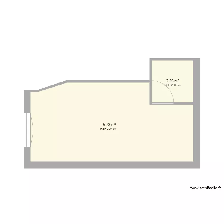 Studio RDC bas droite 10 Chapelon. Plan de Studio RDC bas droite 10 Chapelon. Plan de