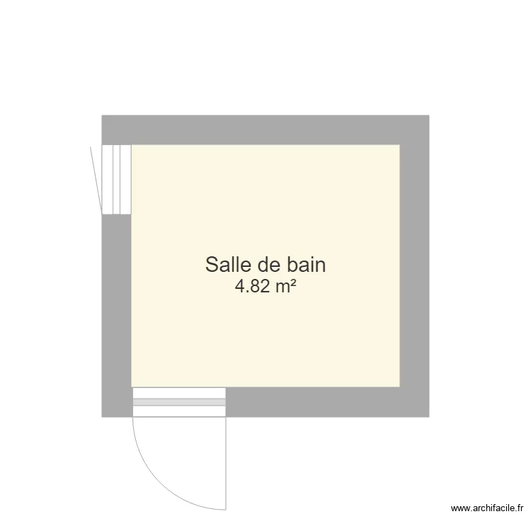 SALLE DE BAINS. Plan de SALLE DE BAINS. Plan de