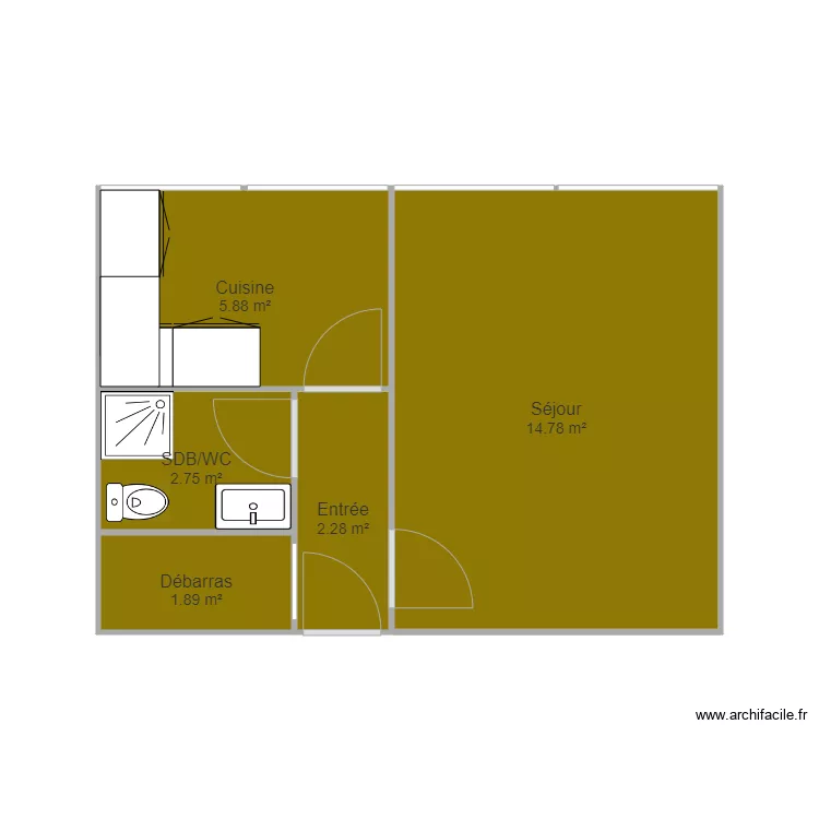 Belle Gabrielle. Plan de 