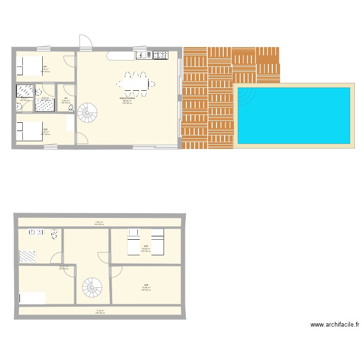 hangar. Plan de 0 pièce et 0 m2