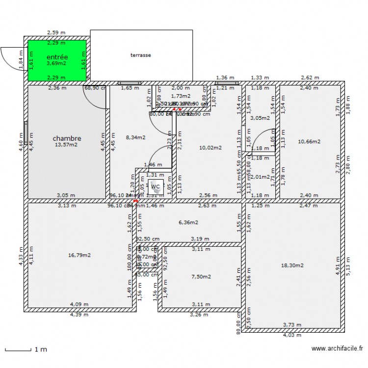 plan etage general 2. Plan de 0 pièce et 0 m2