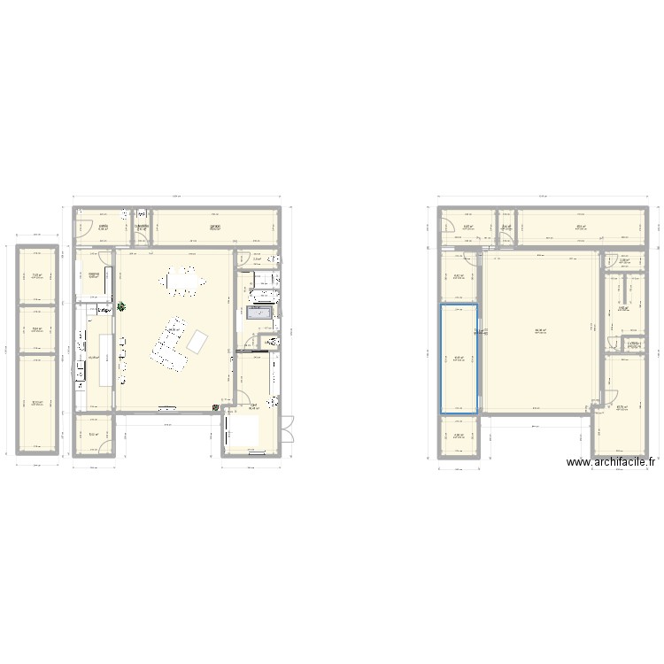 Maison contenaire plan general. Plan de 26 pièces et 313 m2