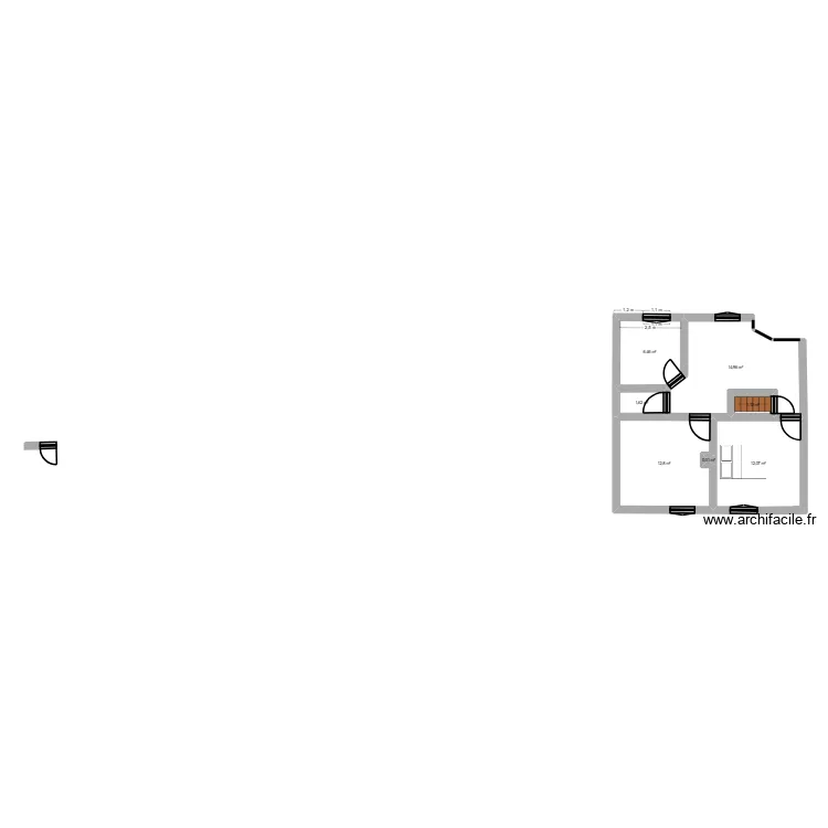 etage st julien. Plan de 7 et 49 m² etage st julien. Plan de 7 et 49 m²
