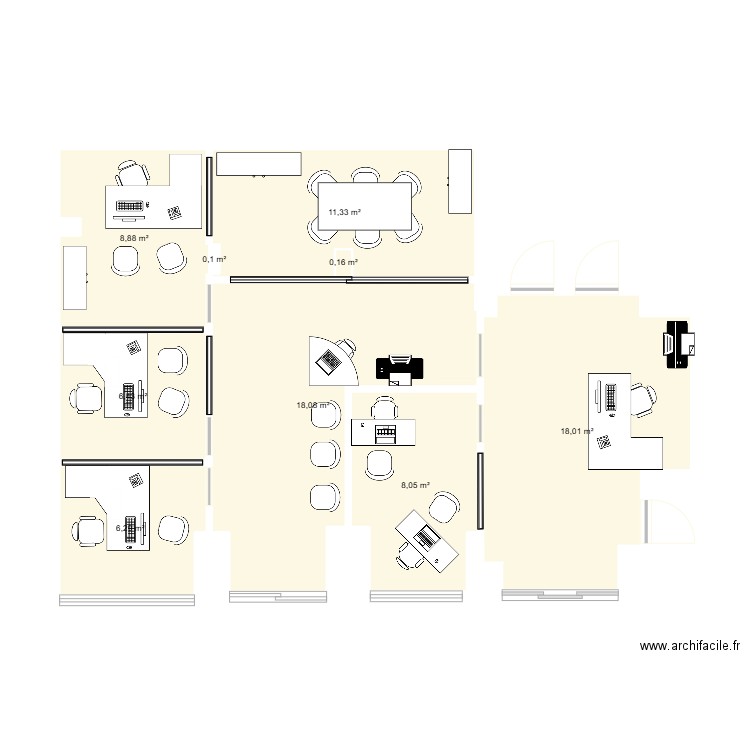AGENCE. Plan de 0 pièce et 0 m2
