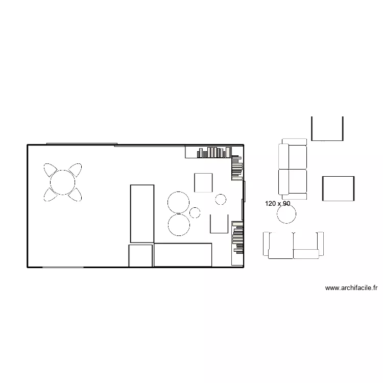 Val&eacute;rie. Plan de 