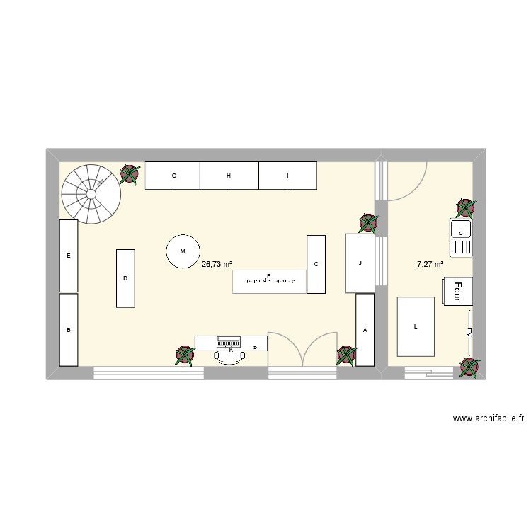 ADOC Chap 4. Plan de 2 pièces et 34 m2