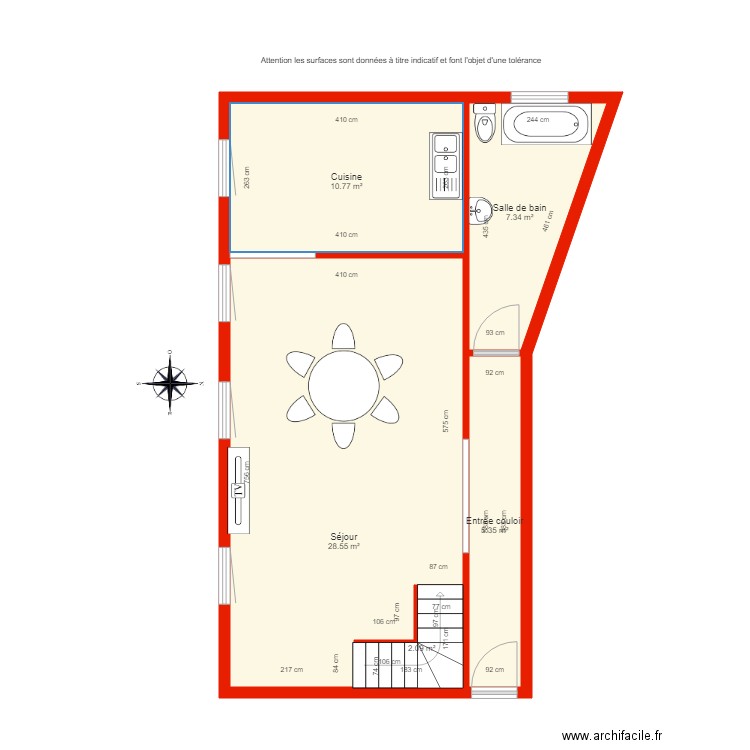 BI 2555 côté. Plan de 0 pièce et 0 m2