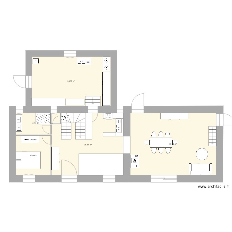 RDCv2. Plan de 0 pièce et 0 m2