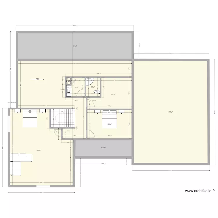 etage 2. Plan de 