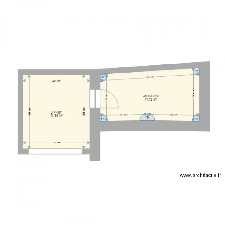 REMISE GARAGE FUTUR. Plan de 0 pièce et 0 m2