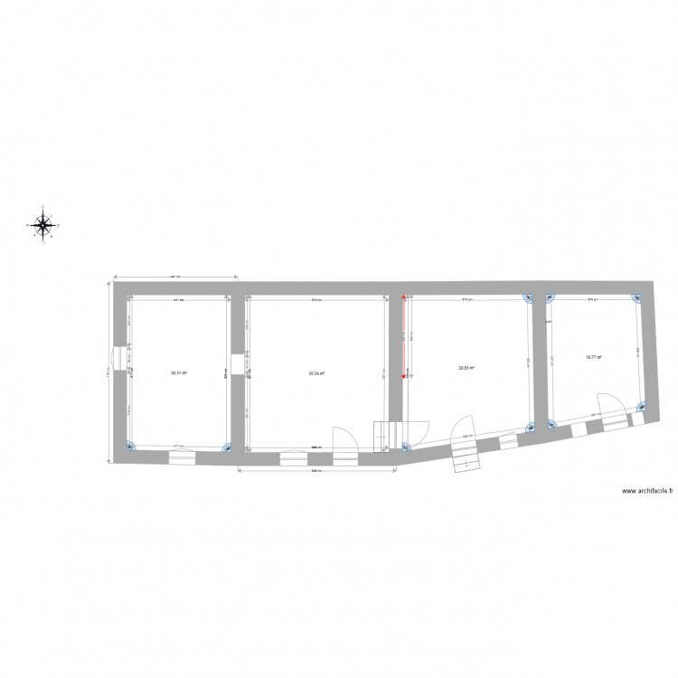 RDC habitation NU. Plan de 0 pièce et 0 m2