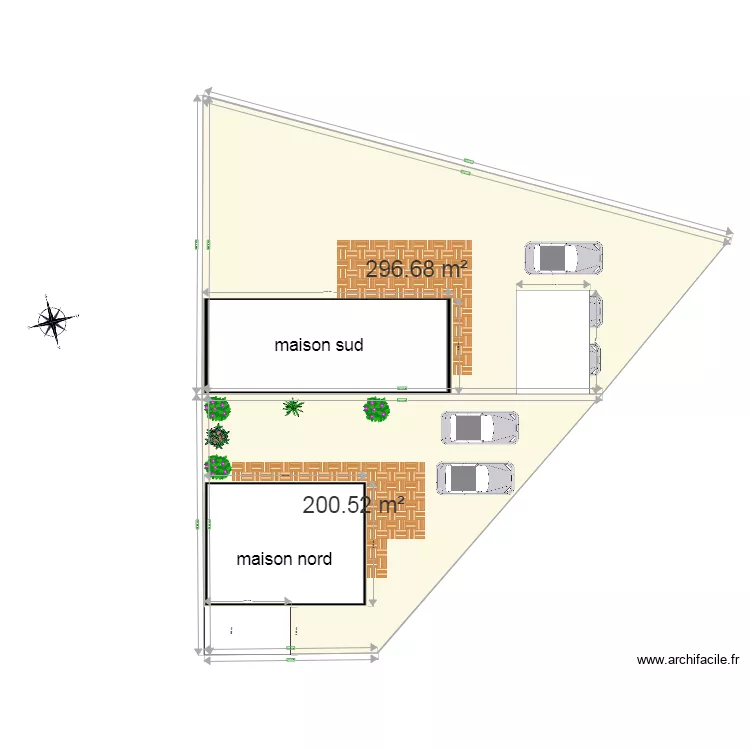 division terrain avec Macon 900 x 650I. Plan de 