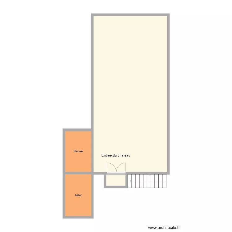besse remise atelier a. Plan de 