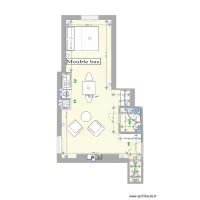 Chabrol sans mezzanine - salle de bain actuelle