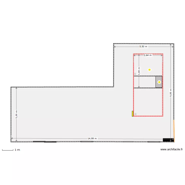 terrasse carrelage. Plan de 