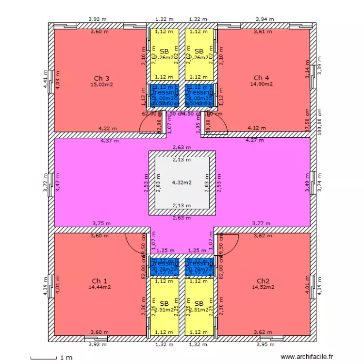 N Etage. Plan de N Etage. Plan de