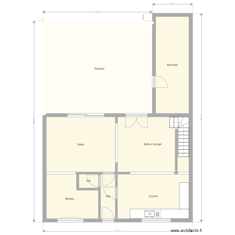 Plan maison Luingne. Plan de 0 pièce et 0 m2
