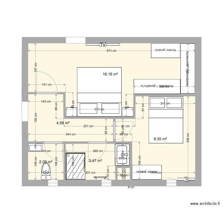 plan final haut. Plan de 0 pièce et 0 m2