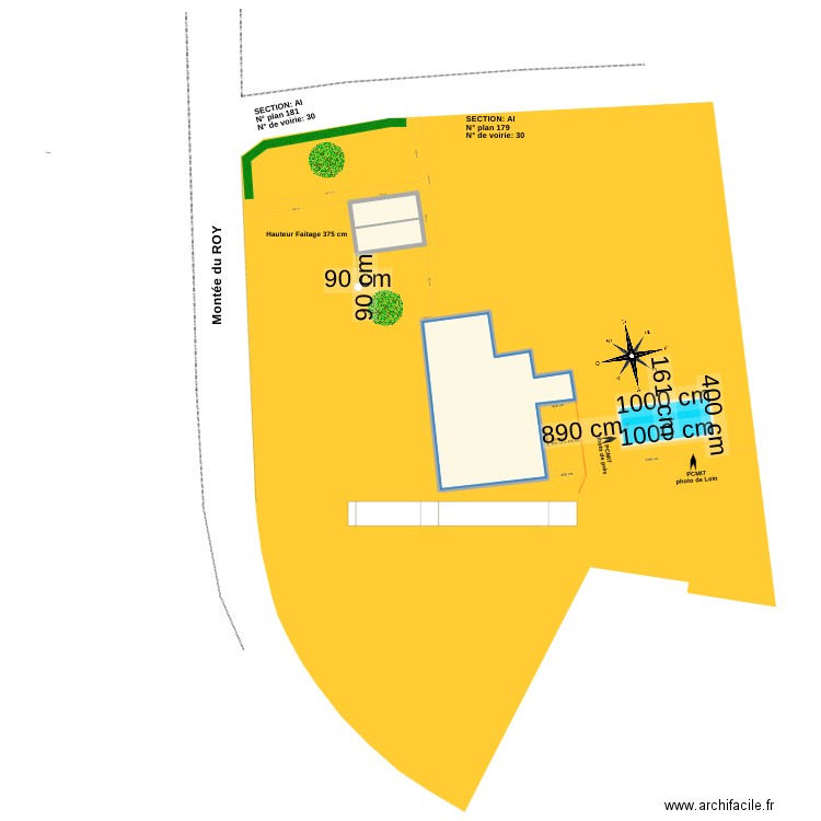 01 Mas du roy 1. Plan de 2 pièces et 256 m2