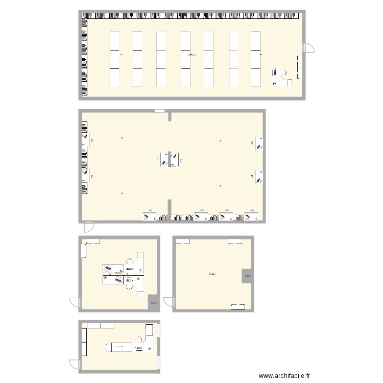 salle des archives 1. Plan de 0 pièce et 0 m2